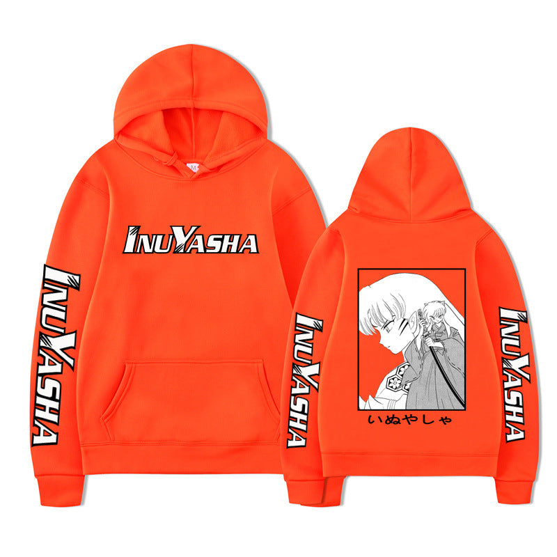 Hooded Sweatshirt with Anime Design, Casual and Creative Hoodie