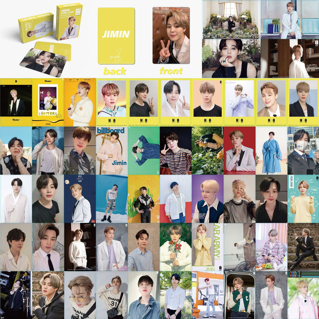 BTS lomo card Kim Taehyung V Park Jimin's collection of small card Tian Zhengguo personal postcards