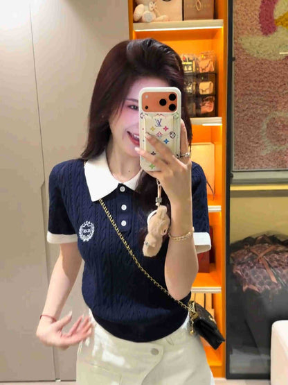 Polo Neck Short Sleeve for Women