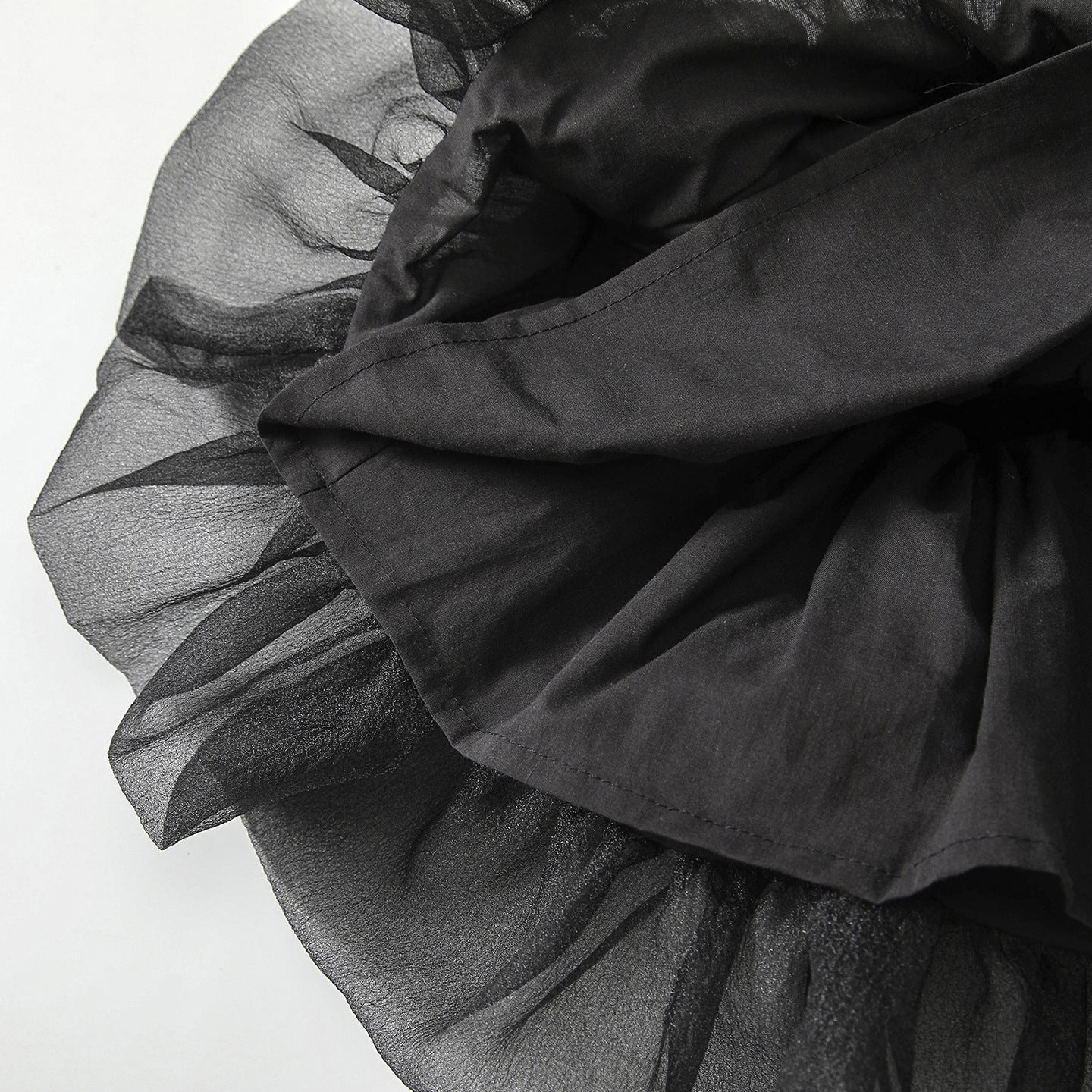 Sleeveless camisole puffy skirt