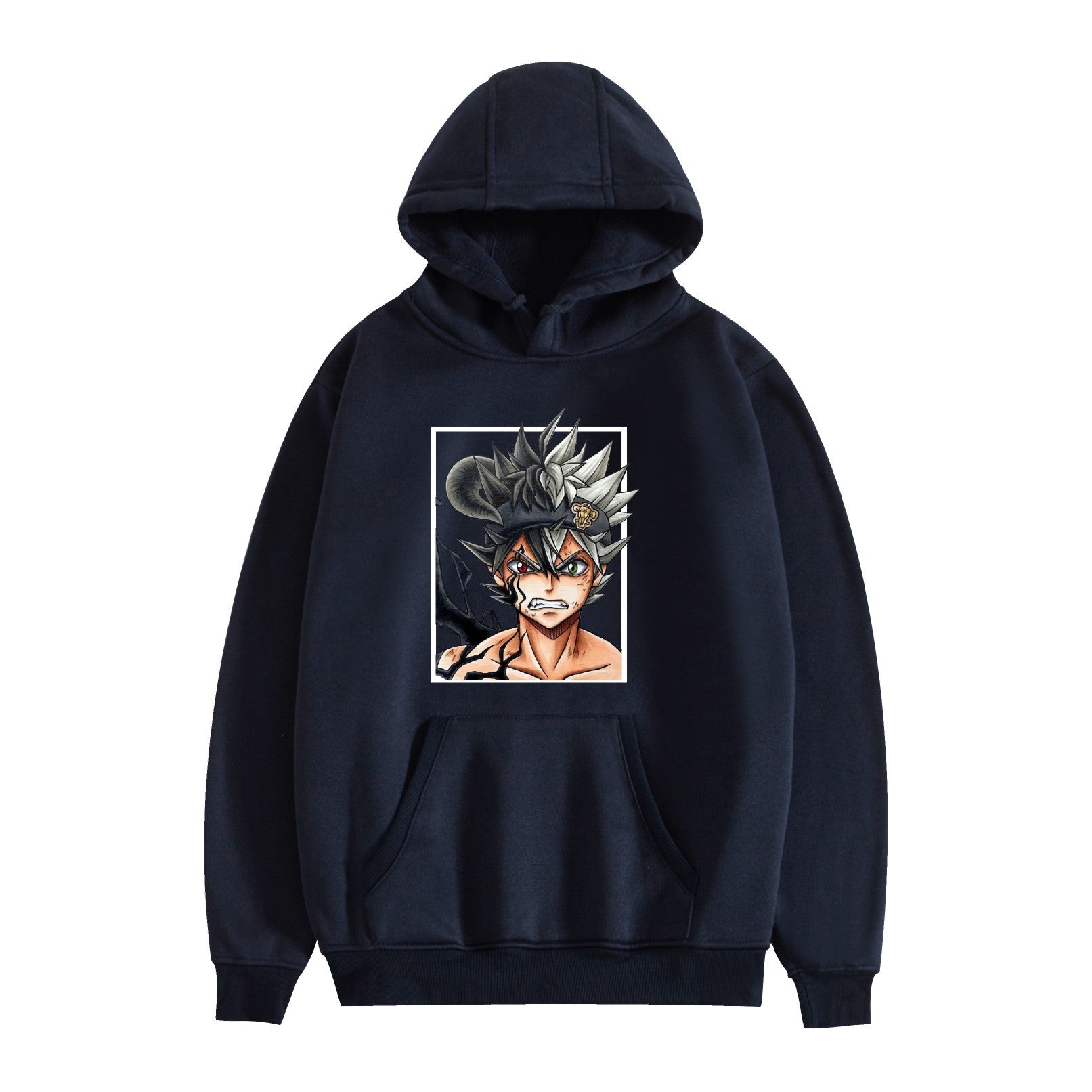 Black Clover Anime Cartoon Hooded Sweatshirt