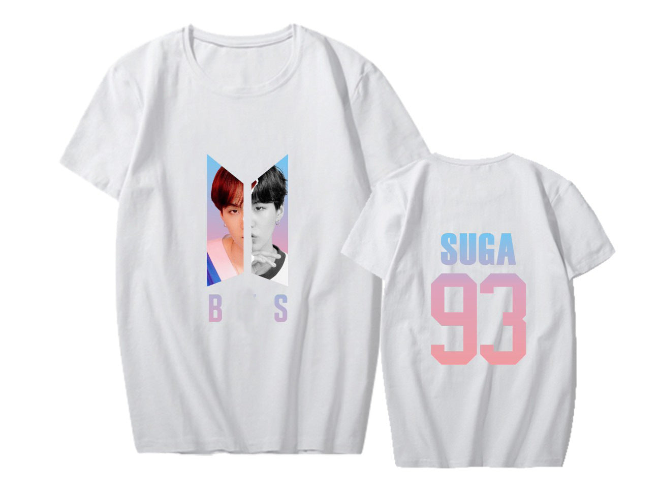 BTS LOVE YOURSELF World Tour Around The Support Clothes With The Same Short-Sleeved T-Shirt