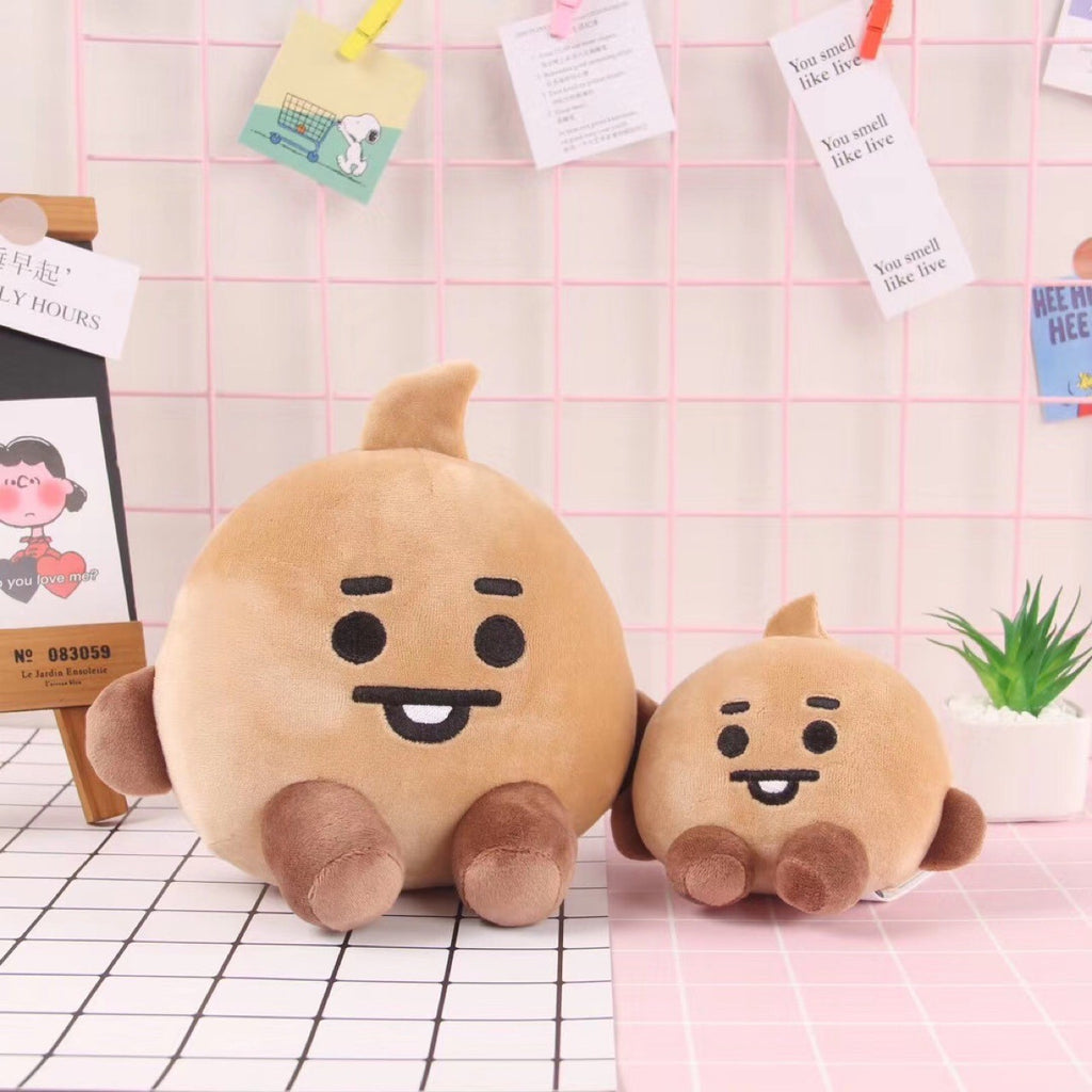 Department of the new bulletproof youth group BT21 Baby plush sitting doll cute BTS animation around dolls