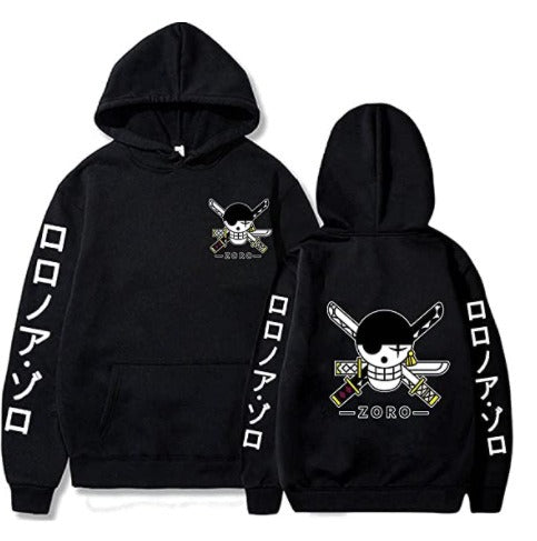 One Piece, Sauron Anime plush loose hoodie, cross-border hoodie, anime hoodie