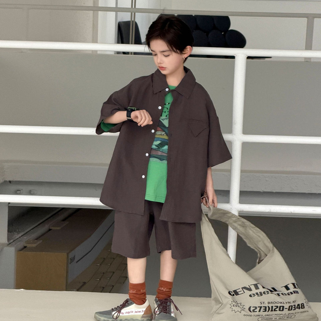 Boys' summer two-piece set