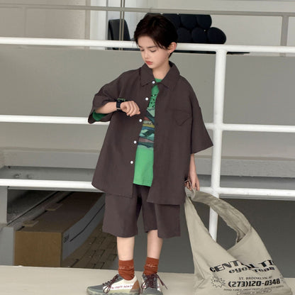 Boys' summer two-piece set