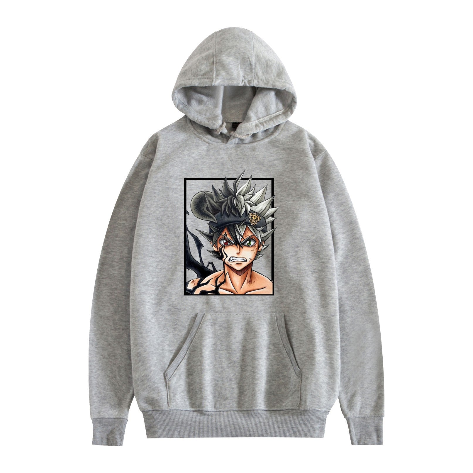 Black Clover Anime Cartoon Hooded Sweatshirt