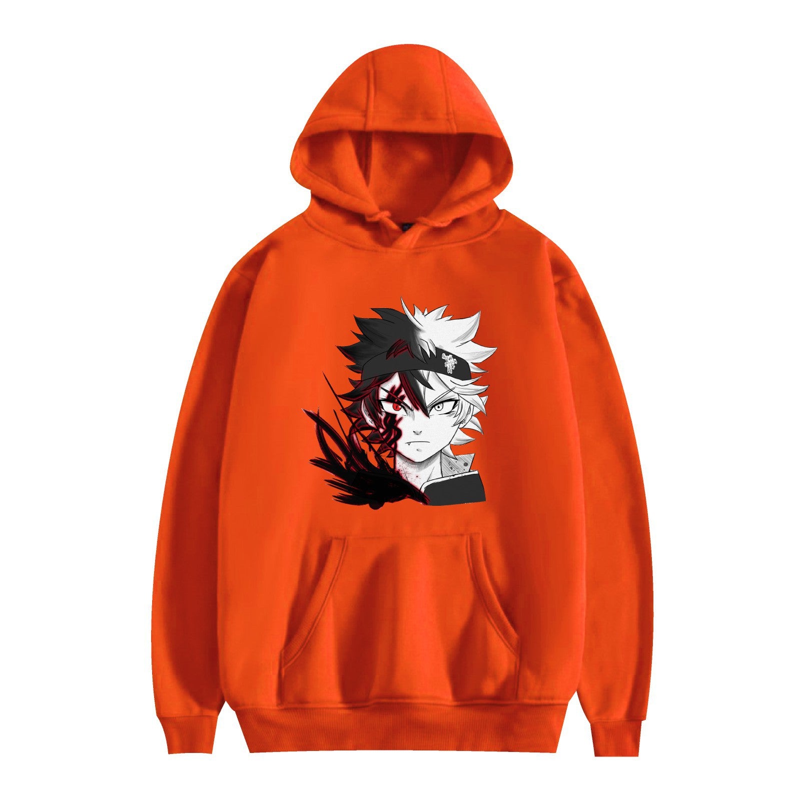 Black Clover Anime Cartoon Hooded Sweatshirt