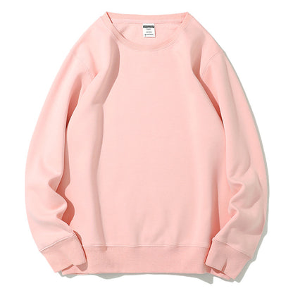 Sweatshirt Men's Round Neck Thicken Warm Outerwear Couple Style Long Sleeve