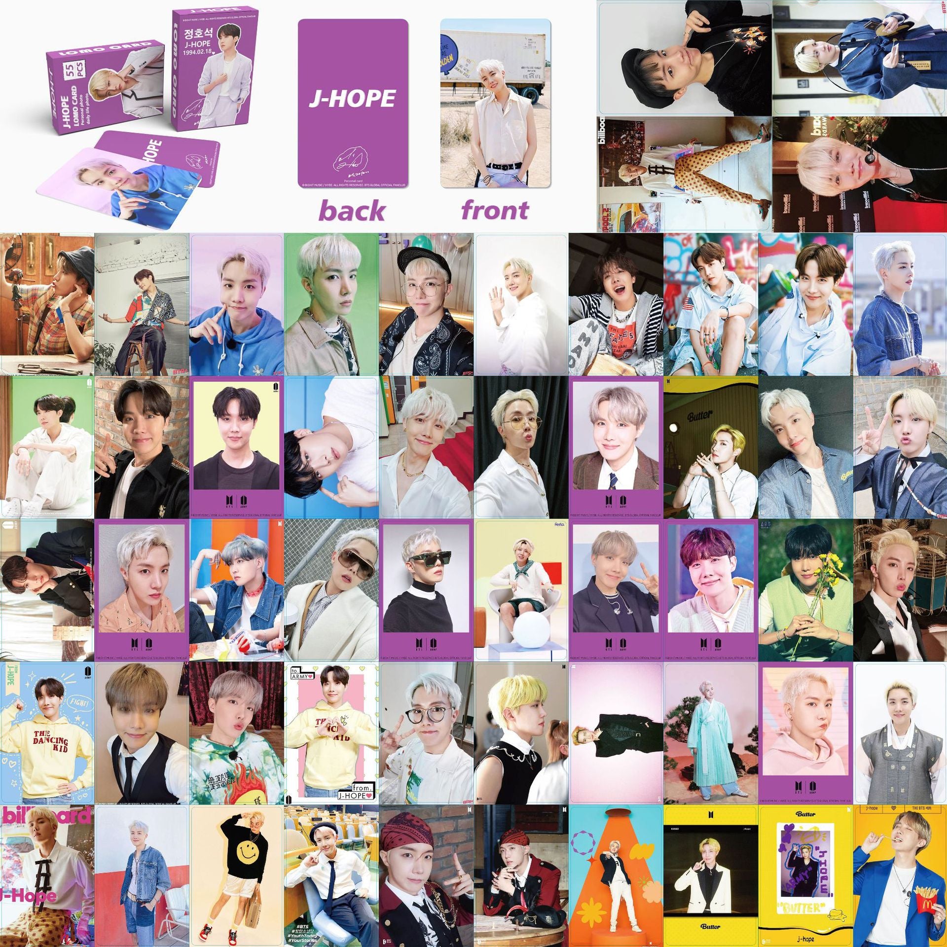 BTS lomo card Kim Taehyung V Park Jimin's collection of small card Tian Zhengguo personal postcards