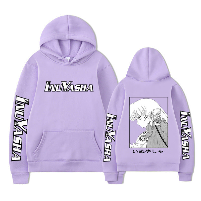 Hooded Sweatshirt with Anime Design, Casual and Creative Hoodie
