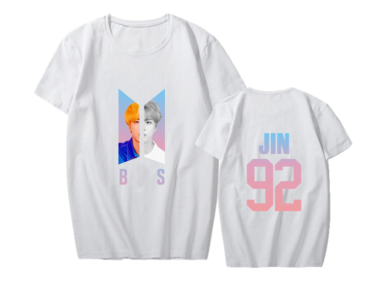 BTS LOVE YOURSELF World Tour Around The Support Clothes With The Same Short-Sleeved T-Shirt