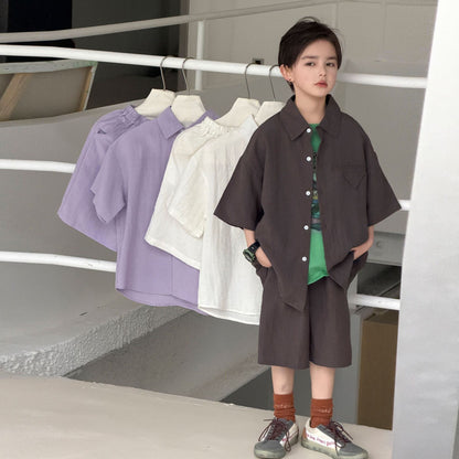 Boys' summer two-piece set
