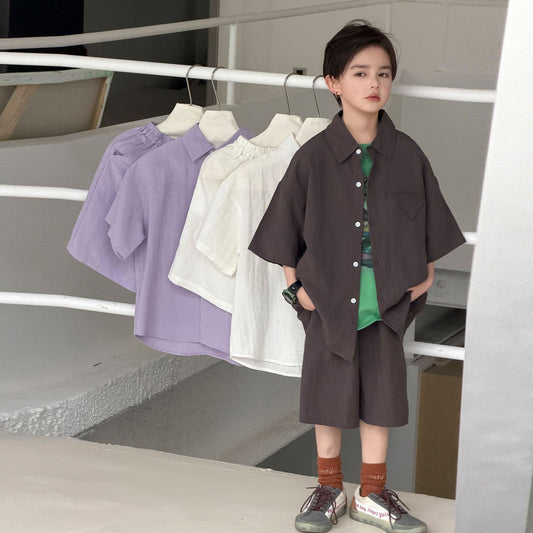 Boys' summer two-piece set