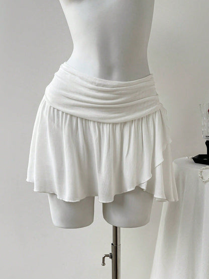 Low waist short skirt