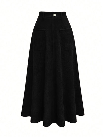 Slimming A-line skirt