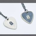 BTS Min Yoongi Necklace Peach Heart Pendant Couples Holiday Gift SUGA Pull-out Necklace